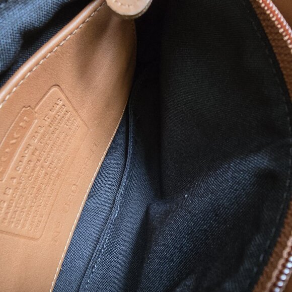 Nwot Coach Tribeca Cosmetic Case ~ made in 90's - Picture 7 of 11